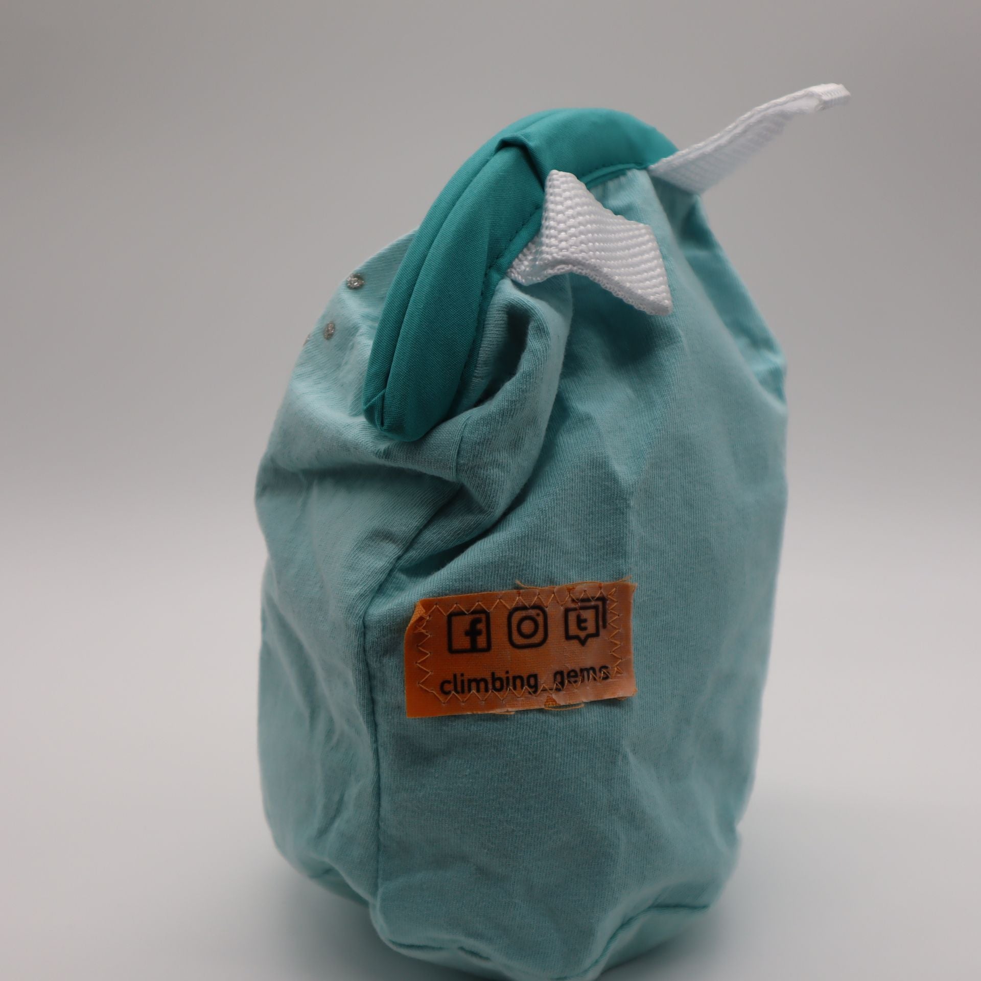 Climbing Gems Chalk Bag - Blue Heart