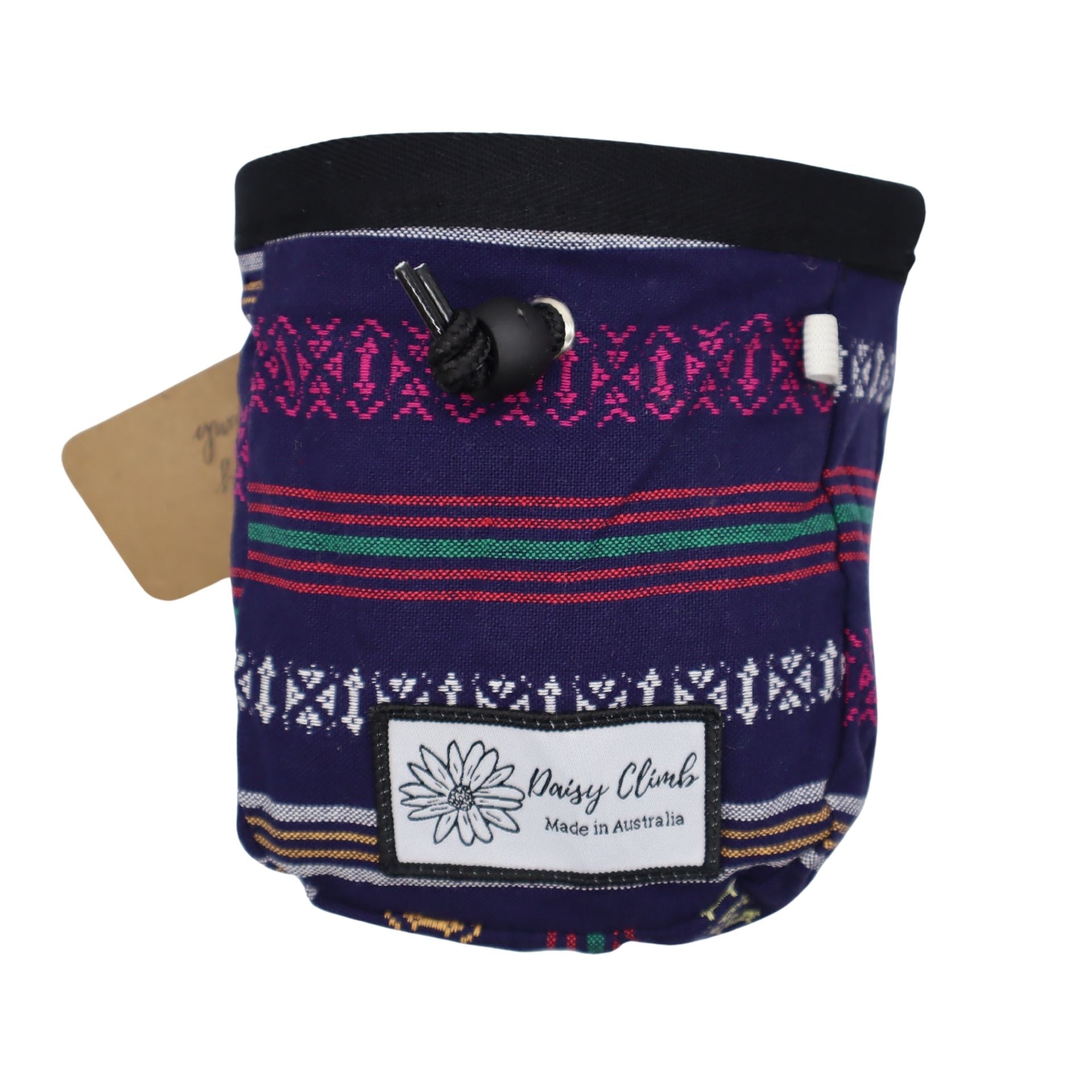 Daisy Climb Chalk Bag - Purple Geometry